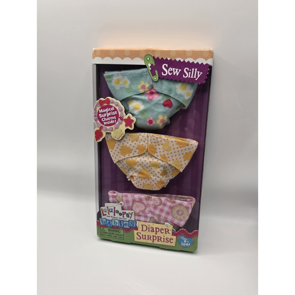 SEW SILLY DIAPER SUPRISE LALALOOPSY DOLL CLOTHES SEALED IN ORIGINAL PKG.